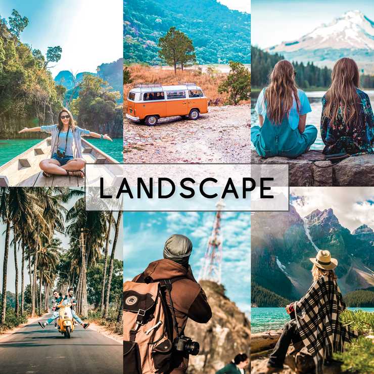 Landscape Lightroom preset for desktop